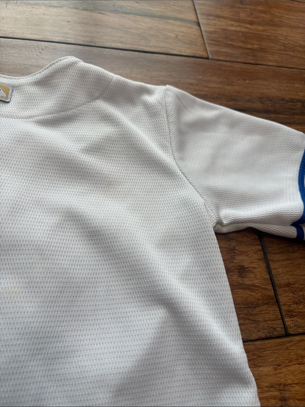 Toddler Majestic Kansas City Royals White Button Up Jersey 2T Spell out MLB - Picture 7 of 7